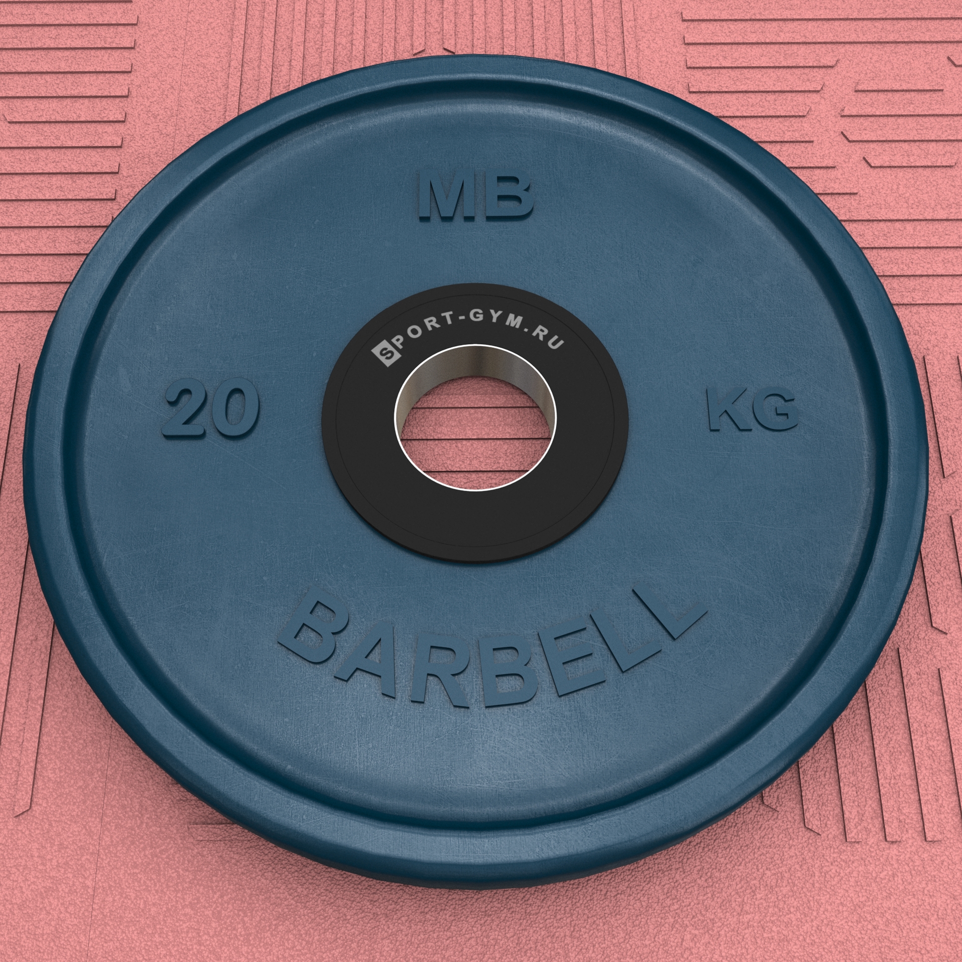 Синий олимпийский диск 20 кг MB Barbell &Oslash; 51 мм