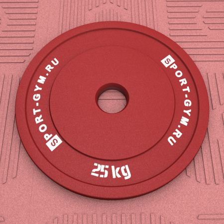 Стальной диск для пауэрлифтинга 25 кг Ø 51 мм