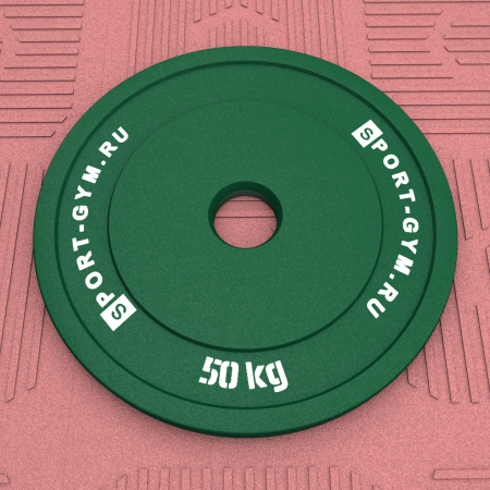 Стальной диск для пауэрлифтинга 50 кг Ø 51 мм