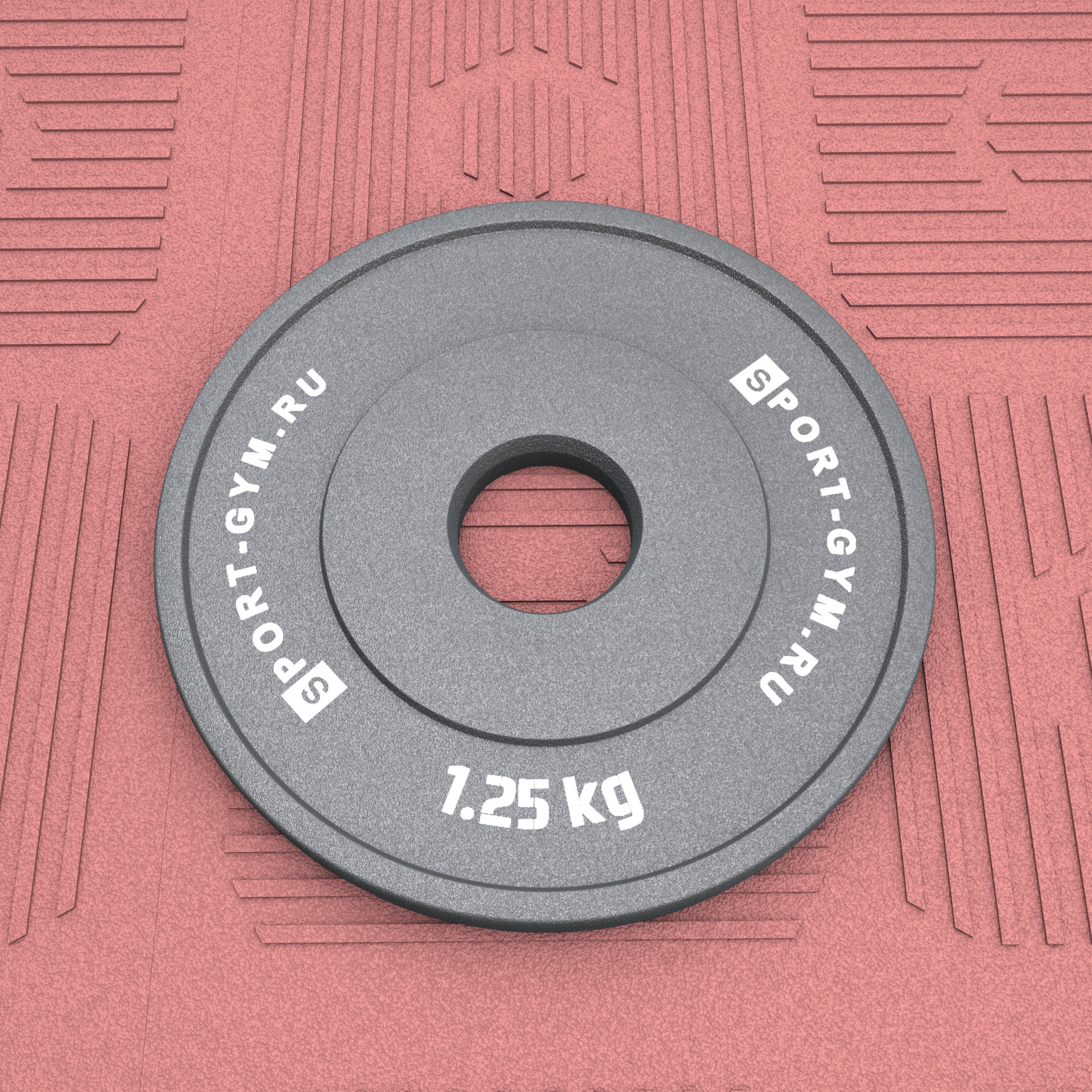 Стальной диск для пауэрлифтинга 1,25 кг &Oslash; 51 мм
