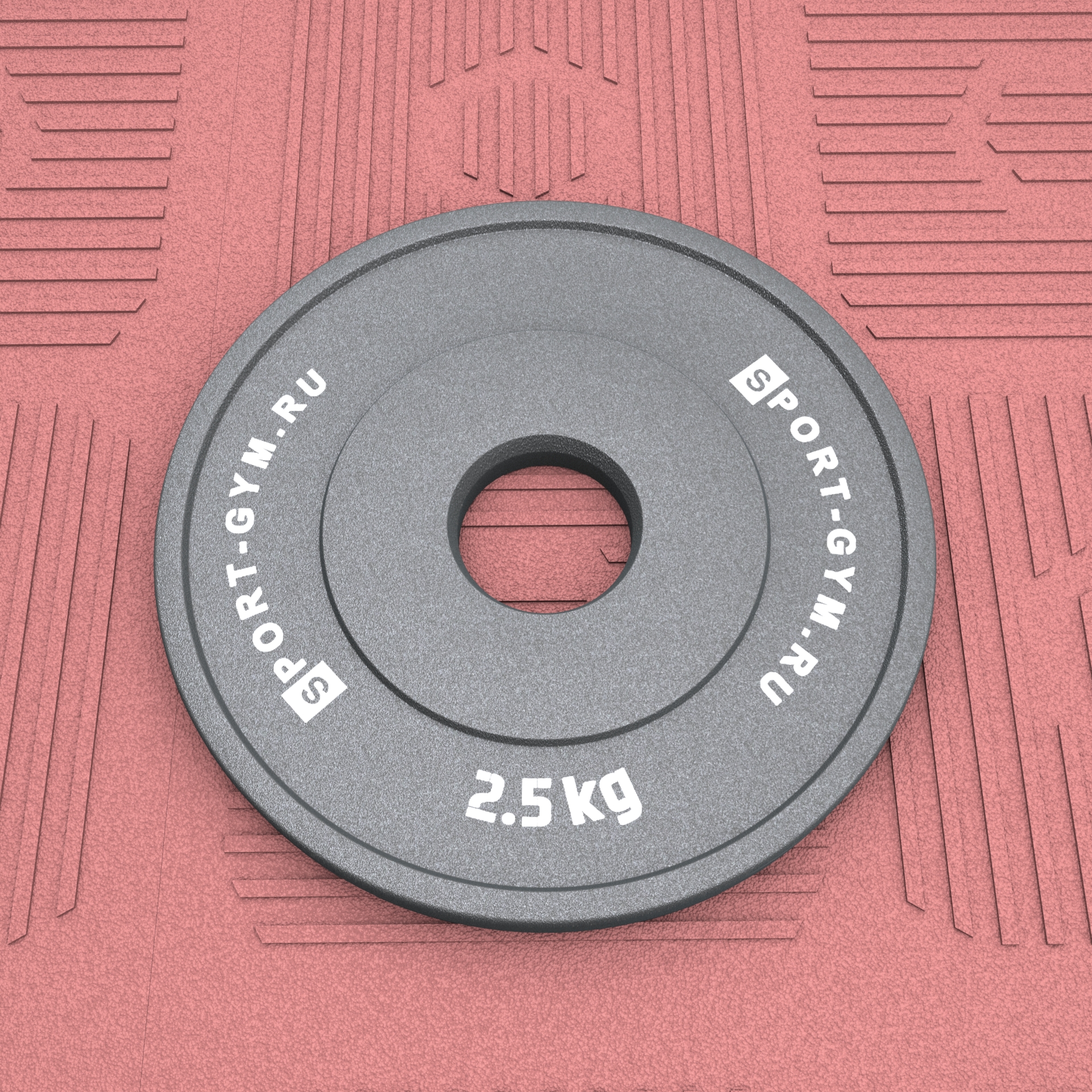 Стальной диск для пауэрлифтинга 2,5 кг &Oslash; 51 мм