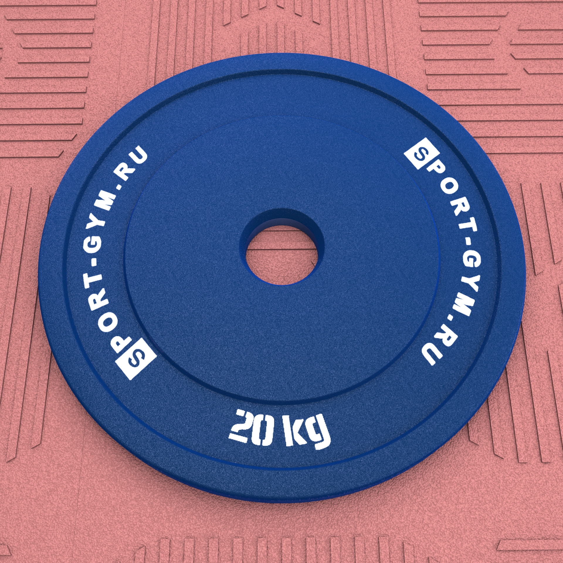 Стальной диск для пауэрлифтинга 20 кг &Oslash; 51 мм