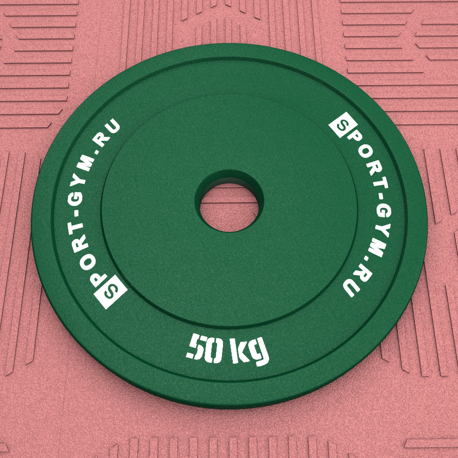 Стальной диск для пауэрлифтинга 50 кг &Oslash; 51 мм