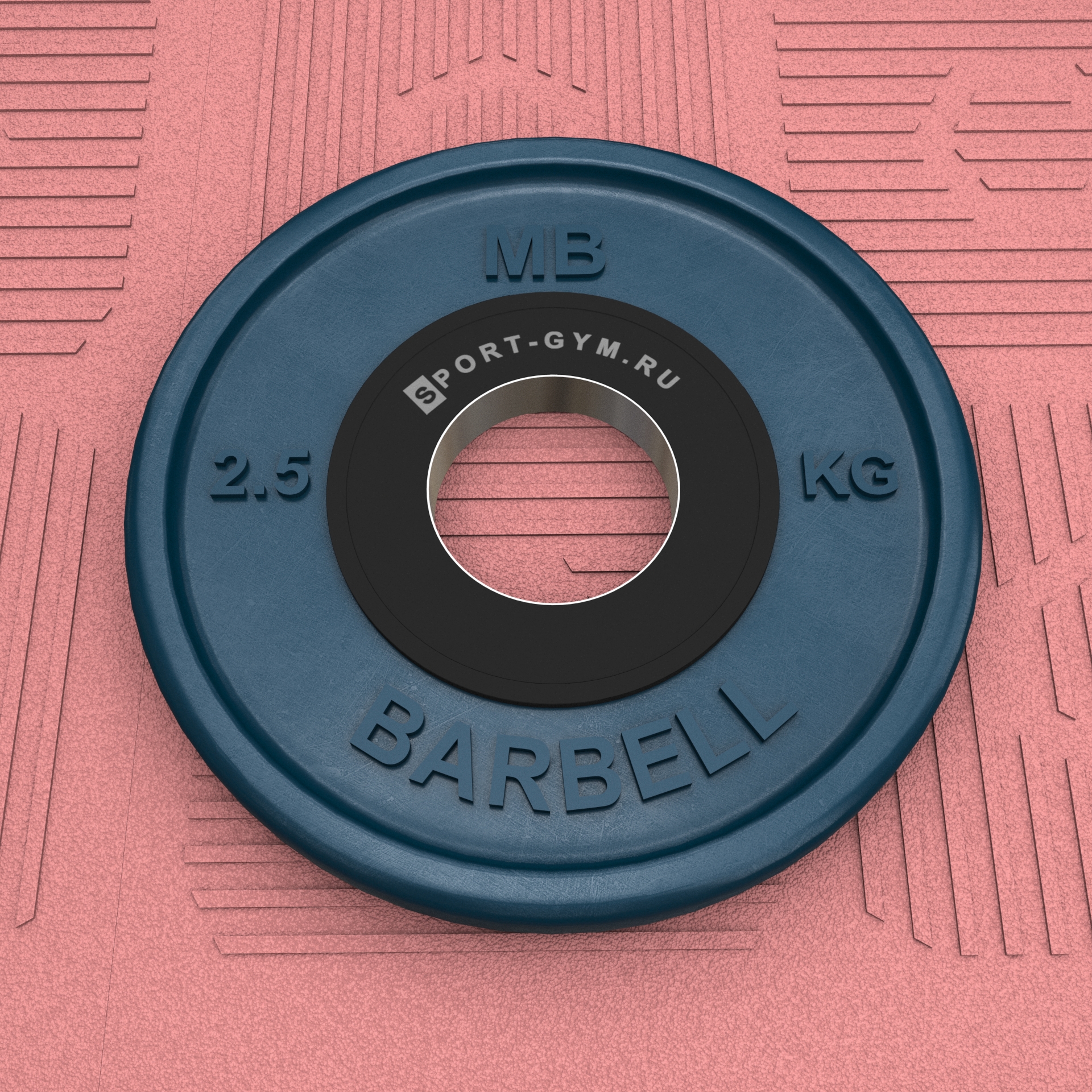 Синий олимпийский диск 2,5 кг MB Barbell &Oslash; 51 мм