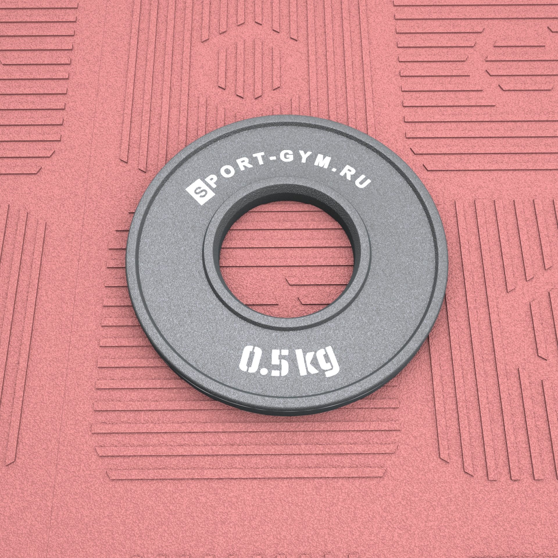 Стальной диск для пауэрлифтинга 0,5 кг &Oslash; 51 мм