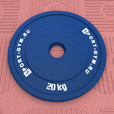 Стальной диск для пауэрлифтинга 20 кг Ø 51 мм