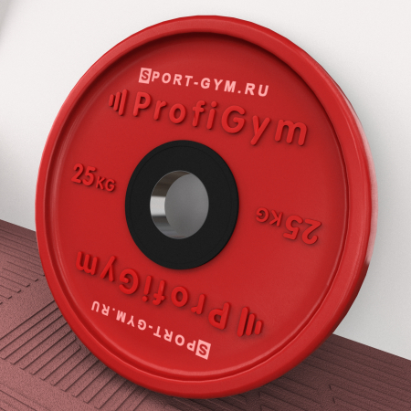 Цветной олимпийский диск Profigym 25 кг