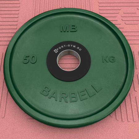 Зеленый олимпийский диск 50 кг MB Barbell Ø 51 мм