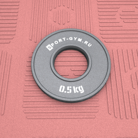 Стальной диск для пауэрлифтинга 0,5 кг Ø 51 мм