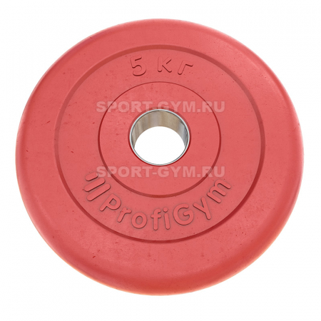 Цветной диск Profigym тренировочный 5 кг